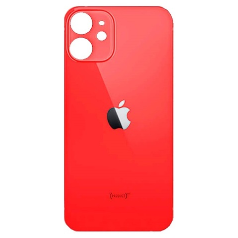 Capac Din Sticla pentru Apple Iphone 12 Mini, Rosu